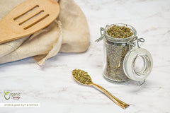 Organic Way Stevia Leaf Cut & Sifted bulk storage container for kitchen organization
