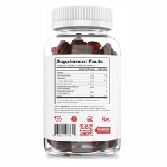 ORGANICS NATURE Irish Sea Moss Gummies on a tray, berry flavor and on-the-go convenience.