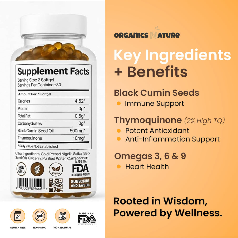 Organics Nature vegan-non-gmo label on bottle for clean plant-based choice.