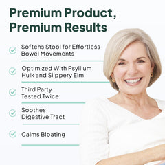 Organics Ocean Better Fiber slippery elm detail for gut comfort