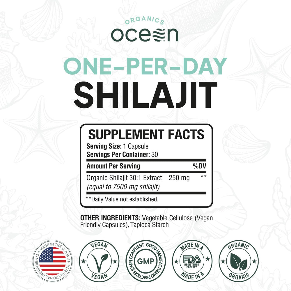 Organics Ocean Himalayan origin stamp emphasizing high-altitude sourcing