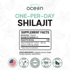 Organics Ocean Himalayan origin stamp emphasizing high-altitude sourcing