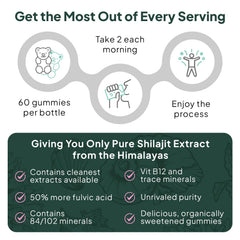 Person taking Organics Ocean Shilajit Gummies as part of a daily routine.