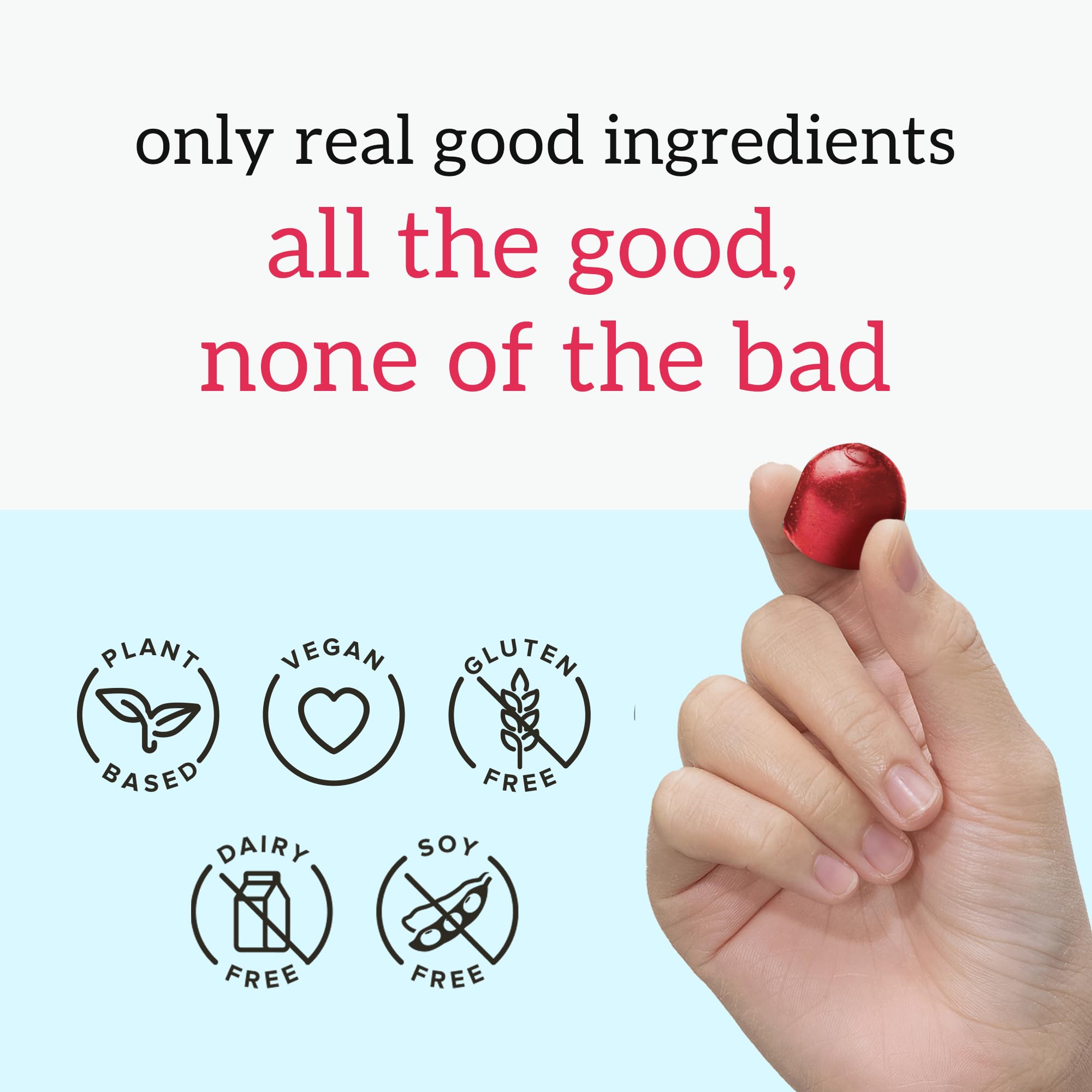 Organifi Creatine Chews cherry flavor close-up conveying delicious performance support