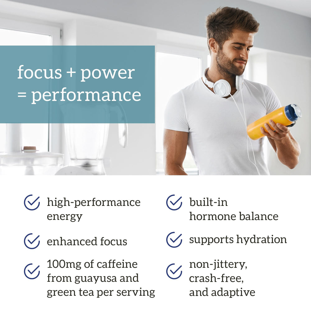 Label features lion's mane and guayusa in Organifi Peak Power ingredients.