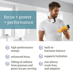 Label features lion's mane and guayusa in Organifi Peak Power ingredients.