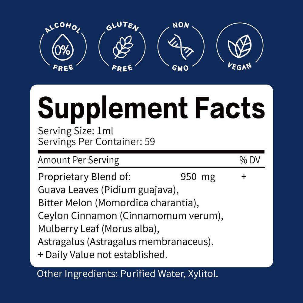 ORGANIHERBENCE brand label close-up signals quality and clarity of the blend.