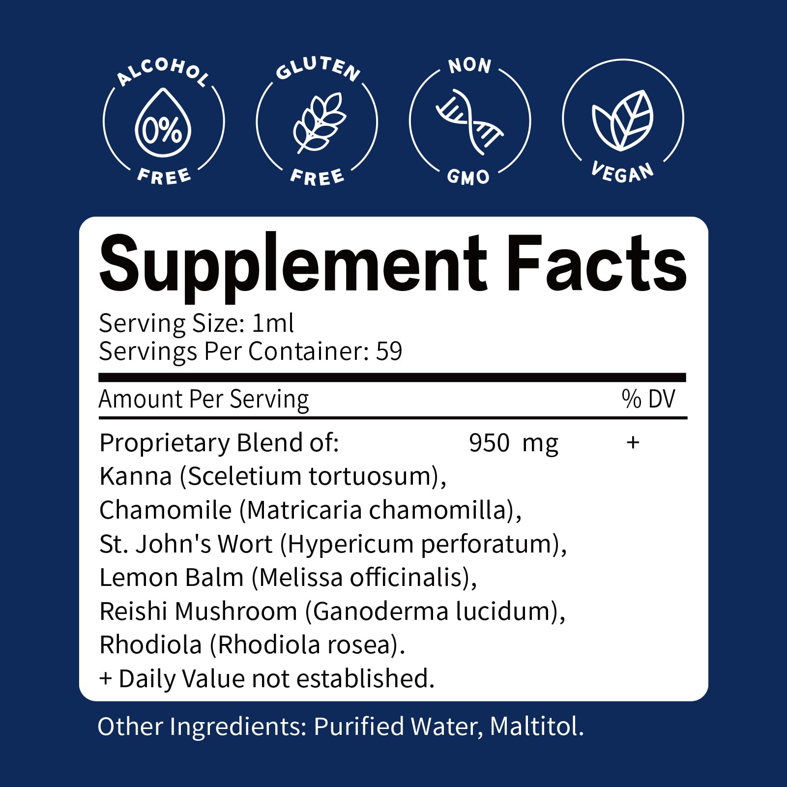 ORGANIHERBENCE kanna drops usage demonstrates simple daily routine.