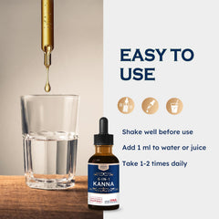 ORGANIHERBENCE kanna drops packaging ready for on the go.