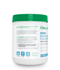 Organika collagen powder scoop highlights easy absorption during prep