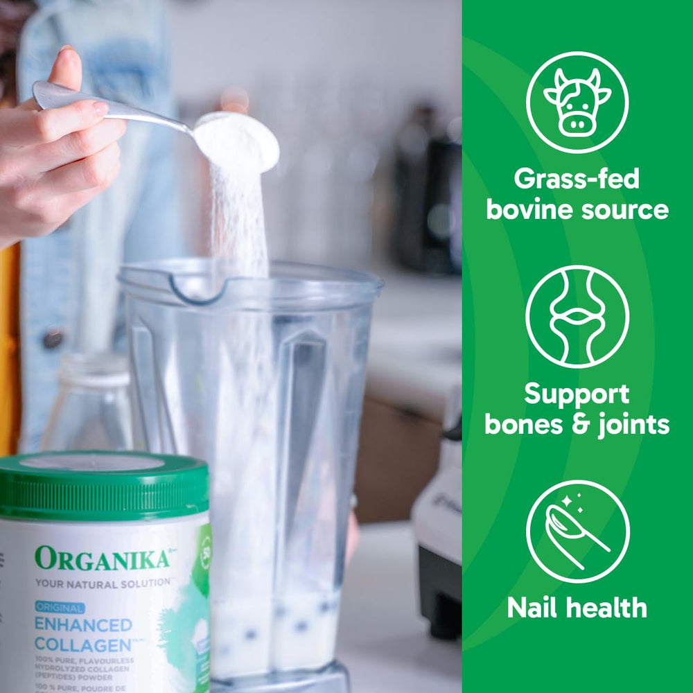 Organika keto-friendly collagen powder ready for low-carb routines