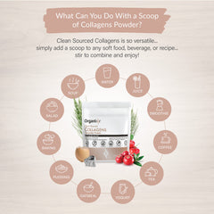 Organixx collagen powder stirred into morning coffee for a smooth, unflavored boost.
