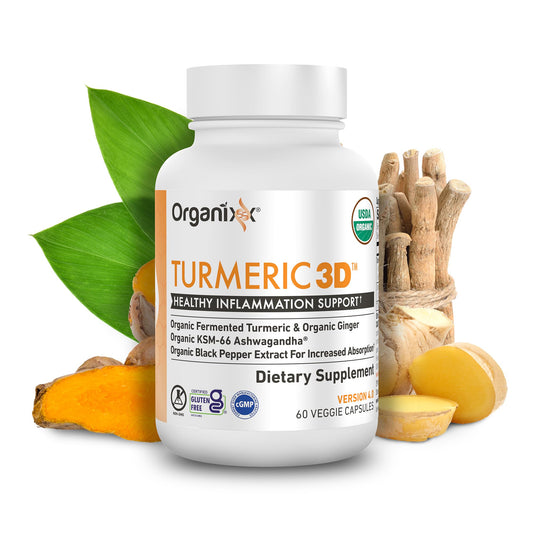 Organixx fermented turmeric-ginger closeup highlighting bioavailability