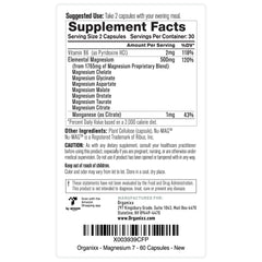 Organixx Magnesium 7 triple-pack box implies value and ongoing wellness