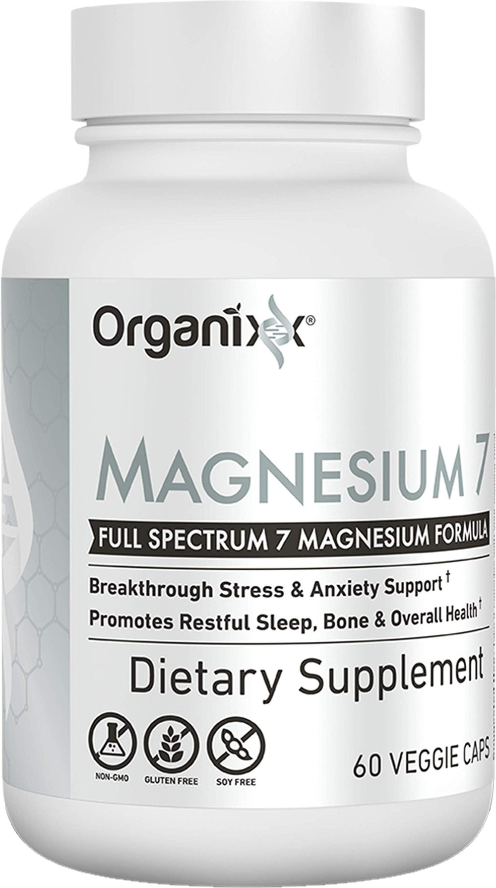Organixx vegan and gluten-free badge supports clean supplement choice