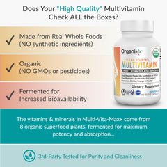 Organixx VegD3 patent label highlights high bioavailability.