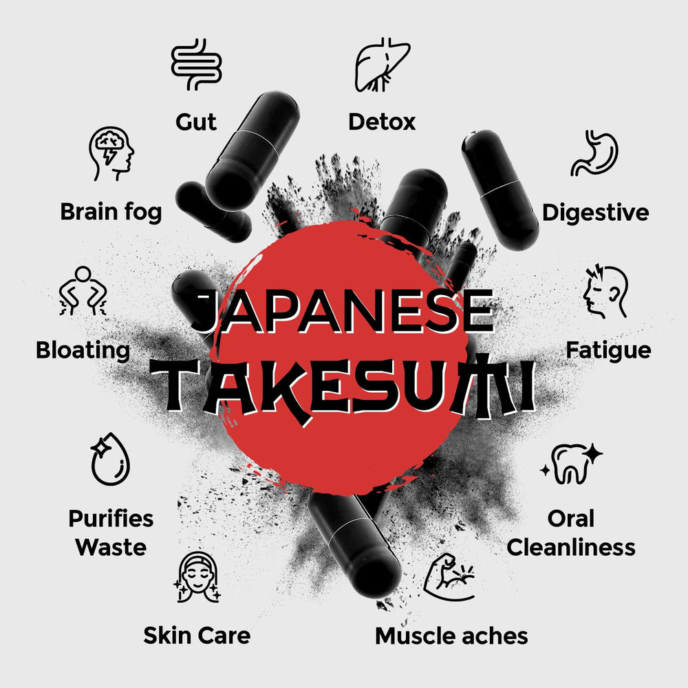 Orinthalixium Takesumi capsules poured into hand for daily use
