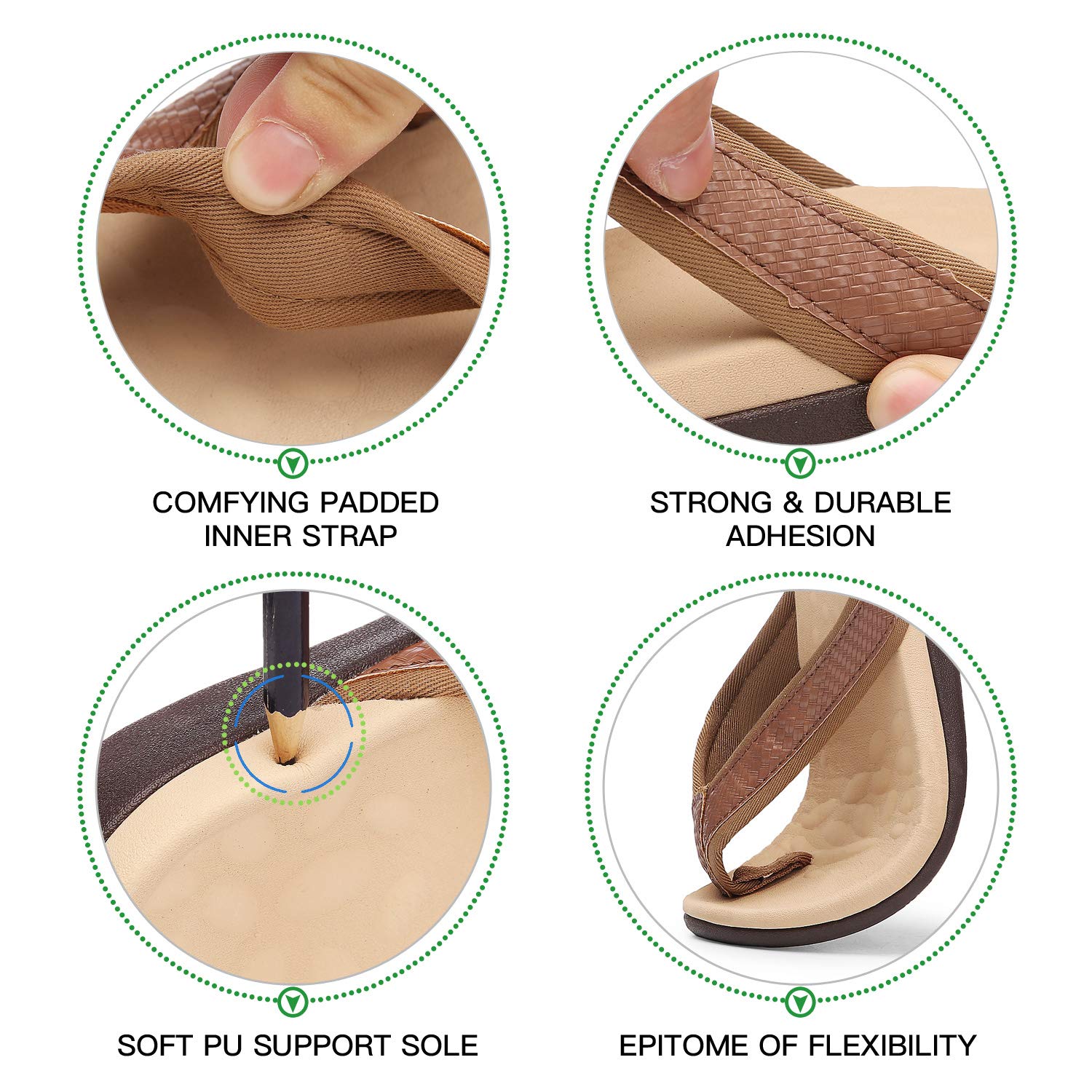 Orkii lightweight U-shaped outsole grips varied surfaces for confident steps.