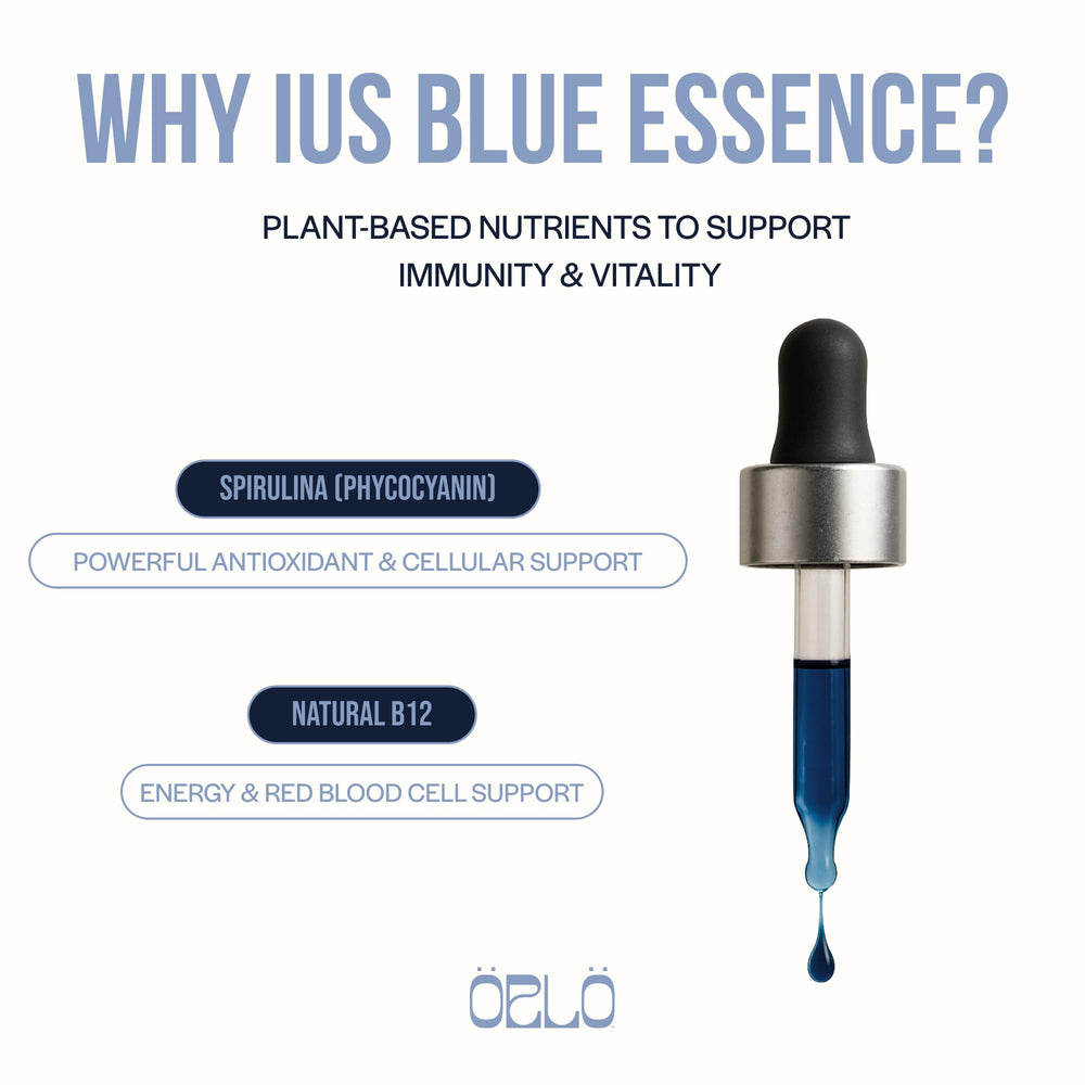 Orlo Blue Essence smoothie addition blends easily for a vibrant morning ritual