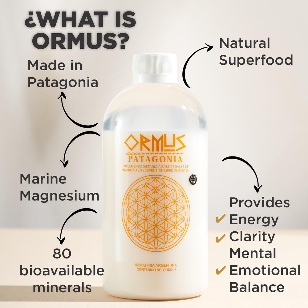 ORMUS PATAGONIA ARGENTINA product packaging on shelf signaling trusted daily use.