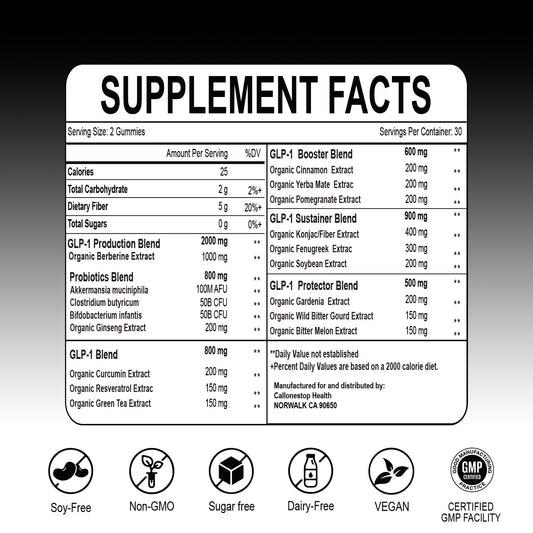 Orocely GLP-1 Gummies berry flavor highlighted for a tasty daily treat.