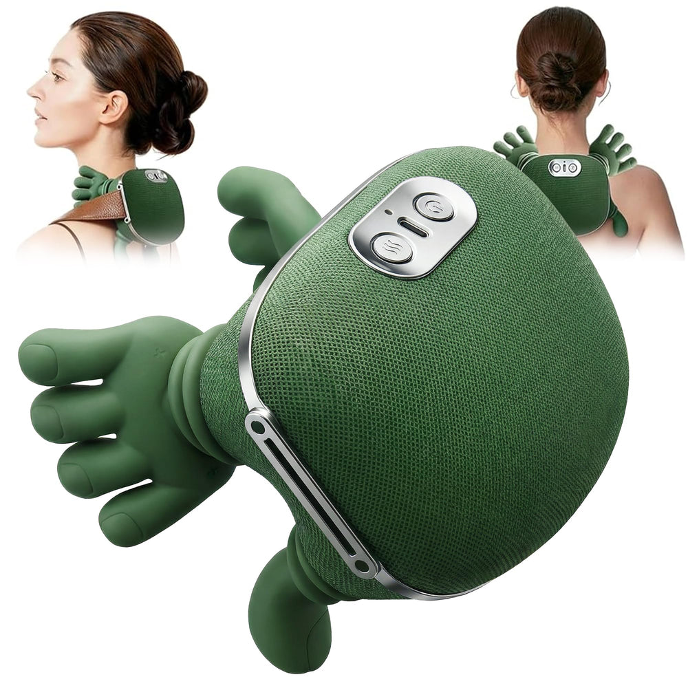 OROMVO neck massager with 4D kneading simulates a human touch at home.