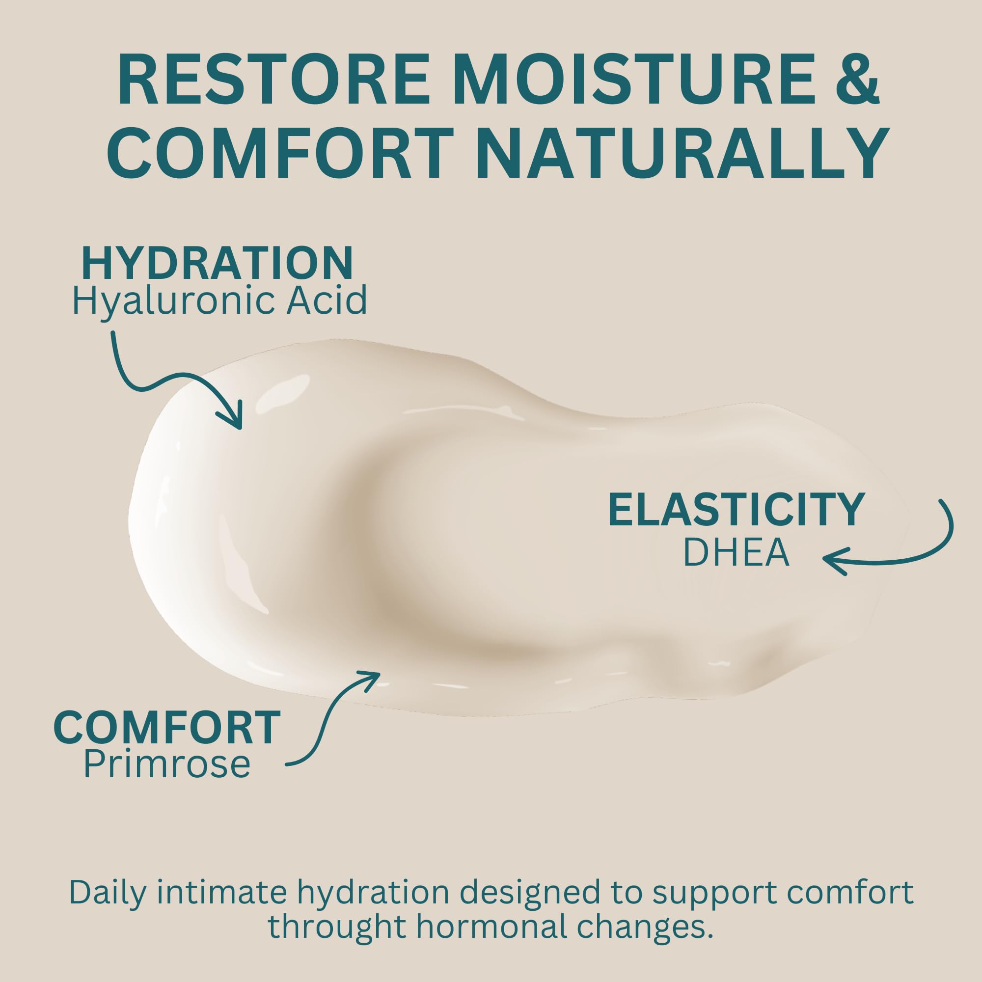 OROVANA Rejuvenate cream texture close-up with silky non-greasy feel.