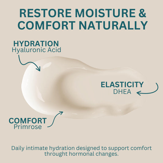 OROVANA Rejuvenate cream texture close-up with silky non-greasy feel.