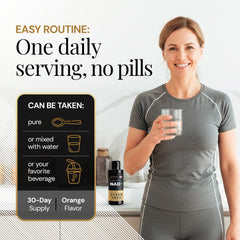 Serving setup for Orphira NAD+ easy daily routine.