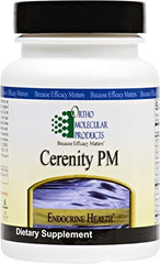 Ortho Molecular Cerenity PM bottle with capsules supporting calmness and occasional sleep