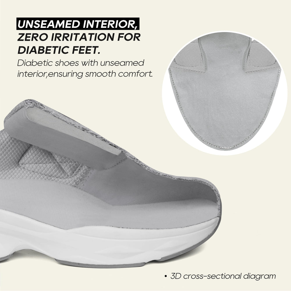 Ortho + Rest lightweight-non-slip-outsole delivers cushioning and stable steps