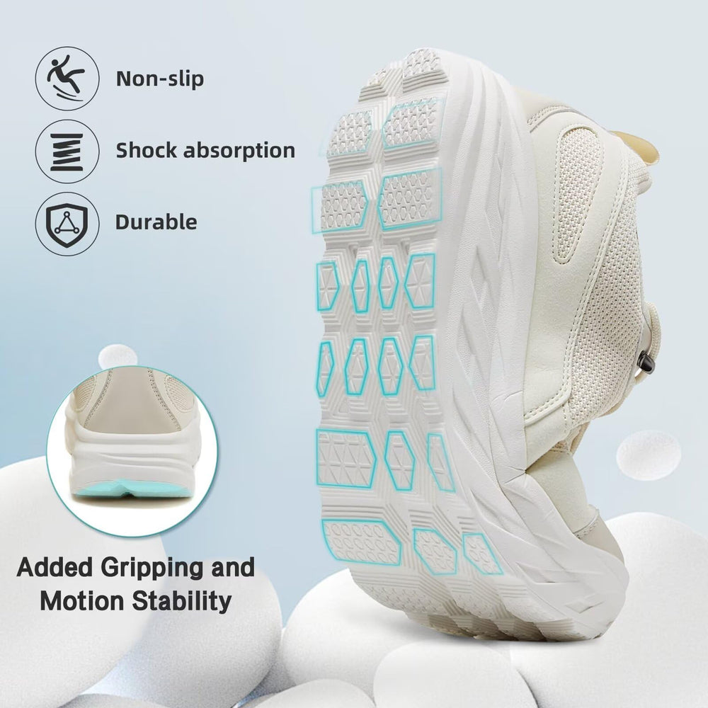 OrthoComfoot shoes with adjustable lacing support a customizable fit.