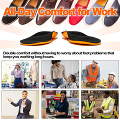 OrthoComfoot all-day comfort orthotics suitable for men and women.