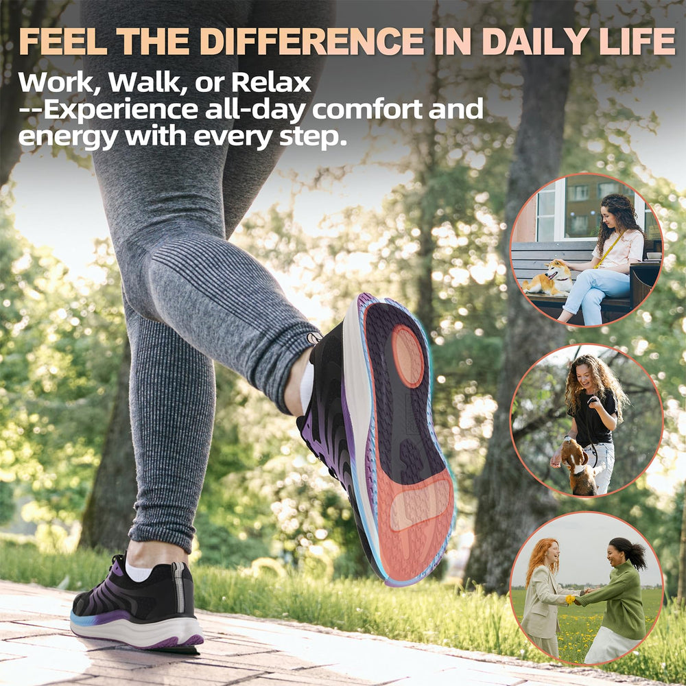 OrthoComfoot anti-slip inner sole stays in place for secure wear.
