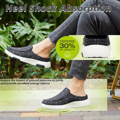 OrthoComfoot breathable canvas upper keeps feet cool