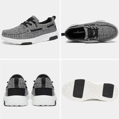 OrthoComfoot cushioned outsole reduces fatigue on varied indoor and outdoor surfaces.