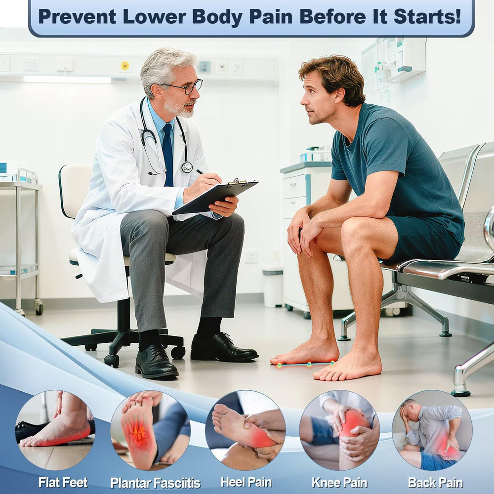 OrthoComfoot GEL cushion provides responsive shock absorption for easy steps.