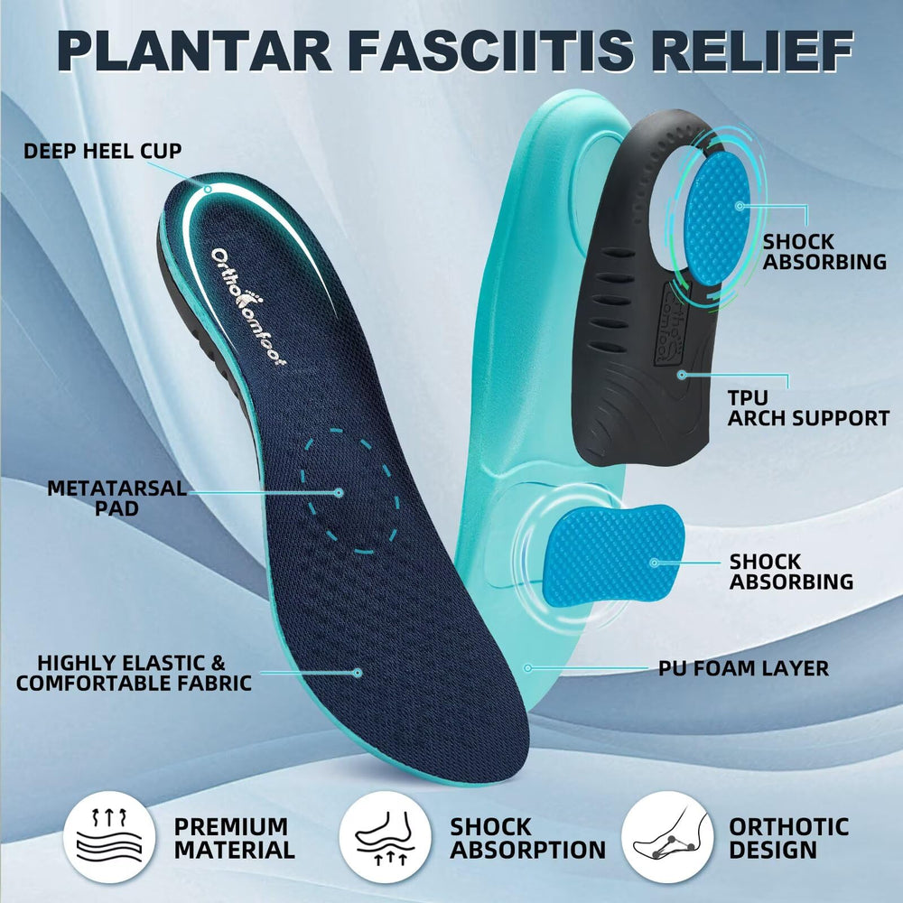 OrthoComfoot trim-free fit fits most footwear without trimming.