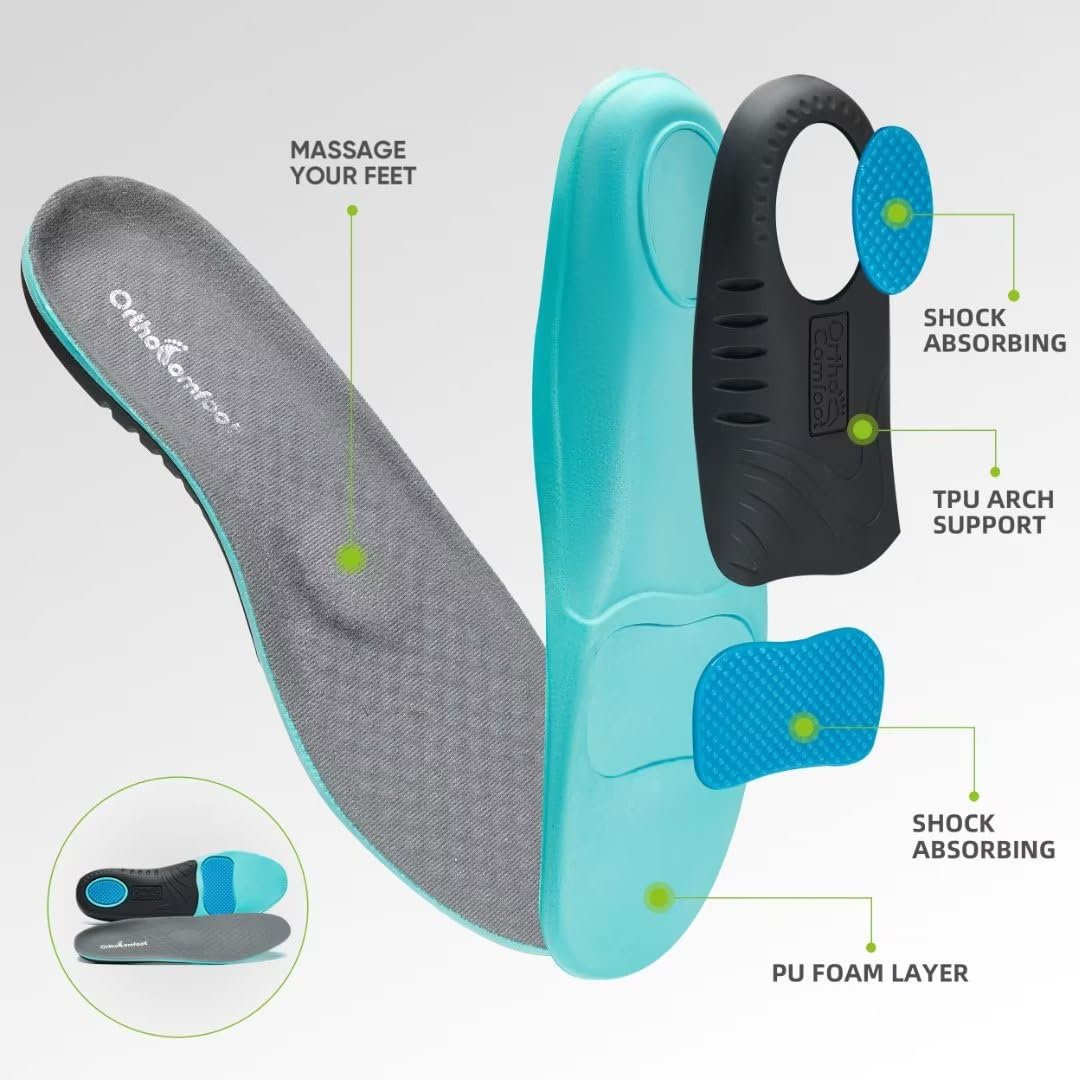 OrthoComfoot breathable canvas upper keeps feet cool