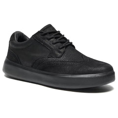 OrthoComfoot men's oxford leather upper for comfortable daily wear