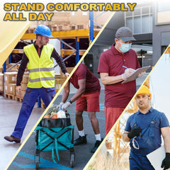 OrthoComfoot no-trimming-design-insole fits standard boots without modification for quick replacement.