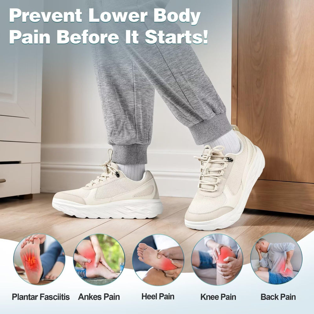 OrthoComfoot orthopedic design offers cushioned interior to protect sensitive feet.