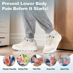 OrthoComfoot orthopedic design offers cushioned interior to protect sensitive feet.