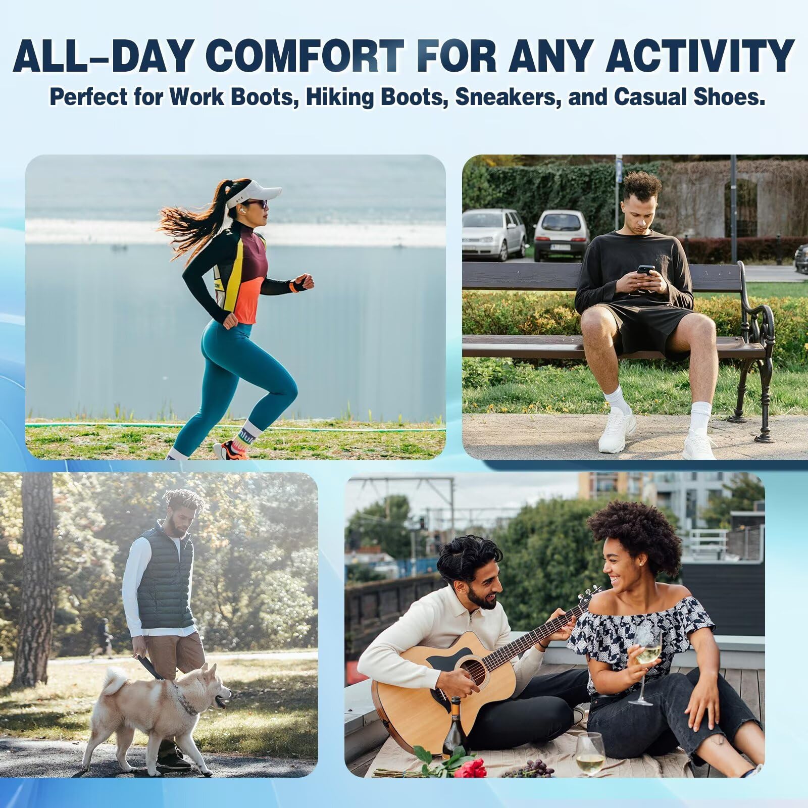 OrthoComfoot running and basketball shoe upgrade insoles boost comfort and support.