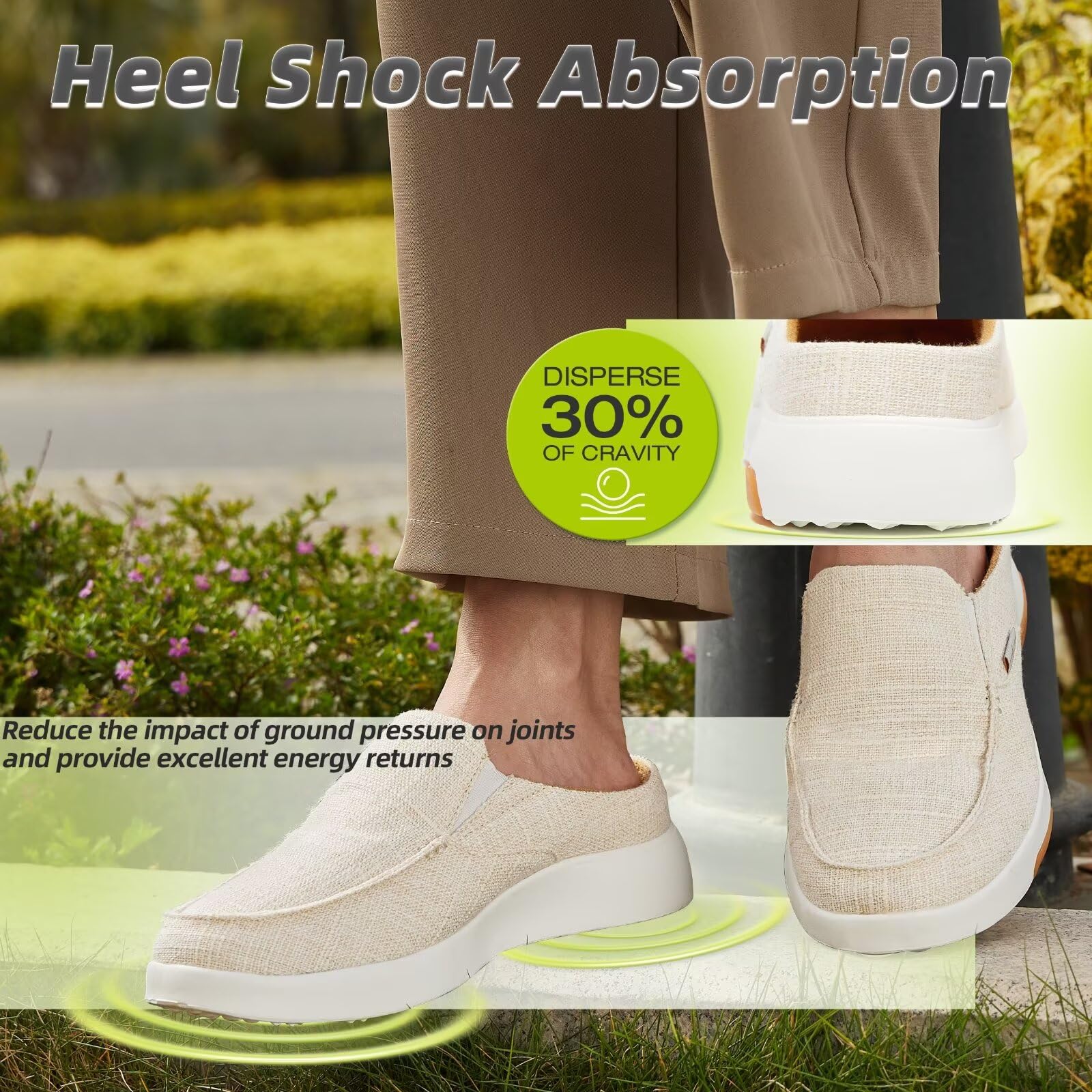 OrthoComfoot women's orthopedic shoes, arch-support inset highlights the insole for foot alignment