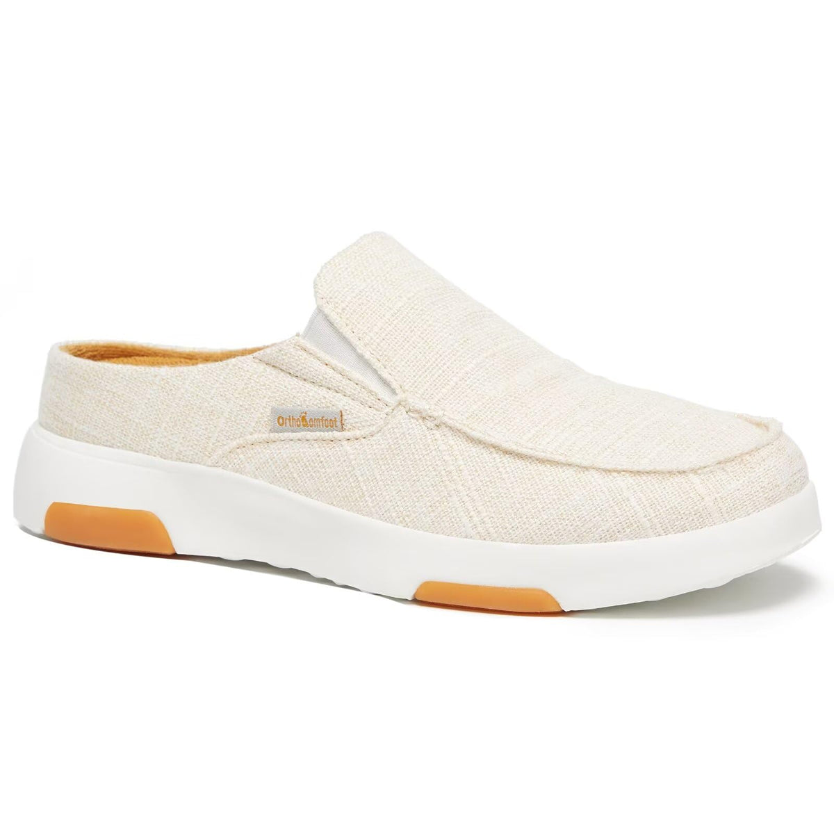 OrthoComfoot women's orthopedic shoes, side view with stable arch support for daily walking