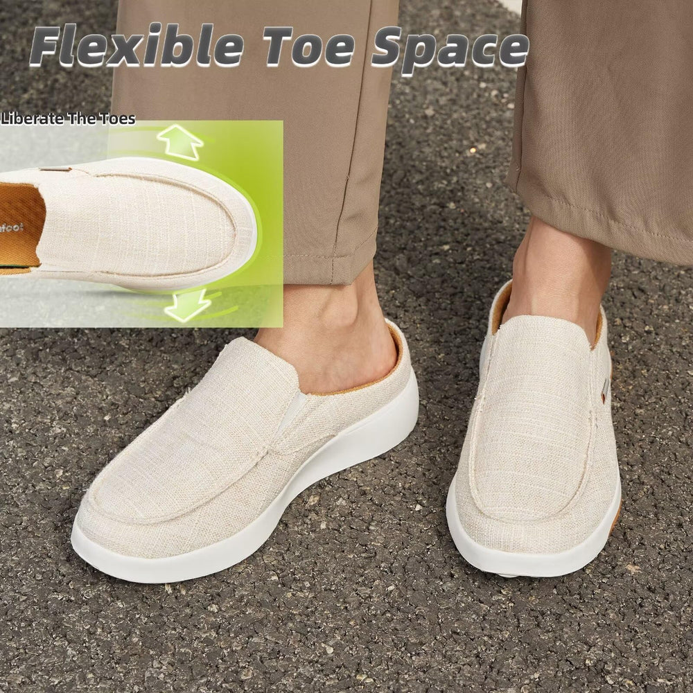 OrthoComfoot women's orthopedic shoes, breathable canvas upper for cool all-day wear
