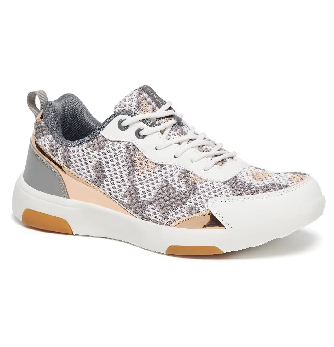 OrthoComfoot women's orthopedic walking shoes with arch support for daily comfort.