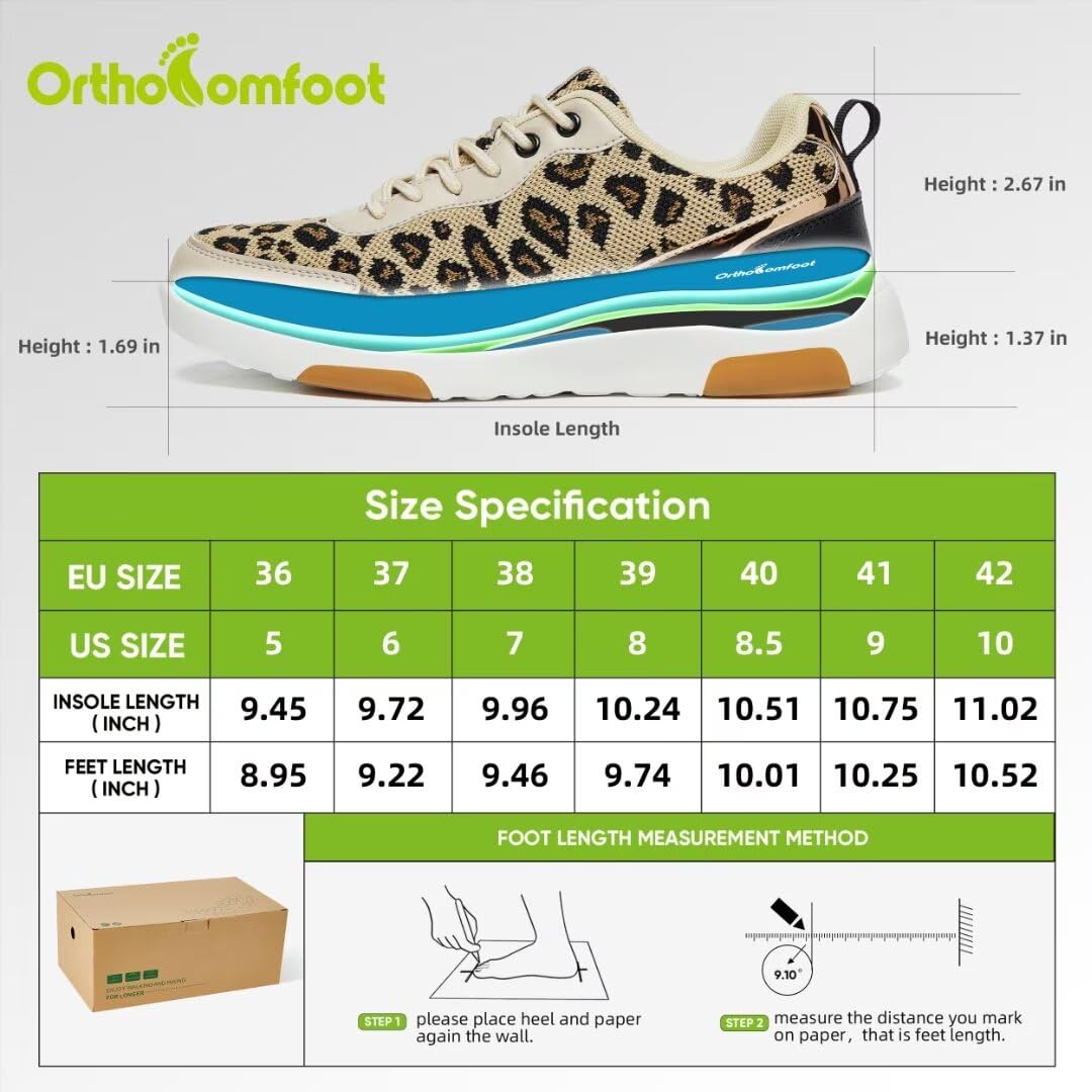 OrthoComfoot breathable lining for moisture-wicking comfort
