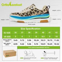 OrthoComfoot breathable lining for moisture-wicking comfort